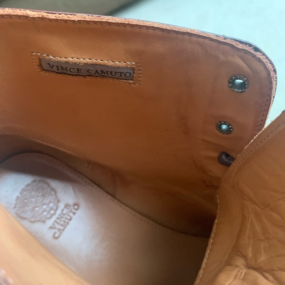 New without tags Vince Camuto men’s brown leather boots size 11 - Picture 6 of 8